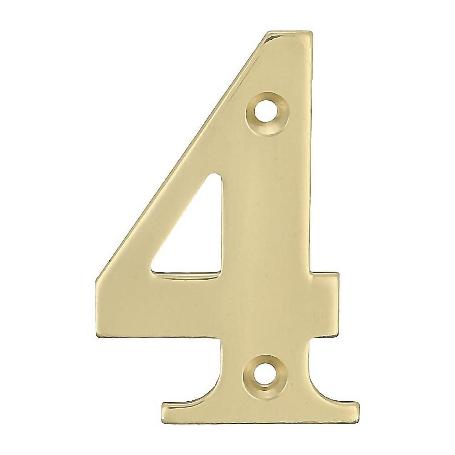 NUMERO 4 -M.4 LATON 10CM.