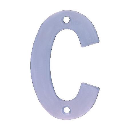 LETRA C-4 PULGADAS ACERO INOXIDABLE 18/8