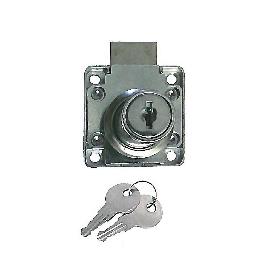 CERRADURA MUEBLE 26MM. CROMADA