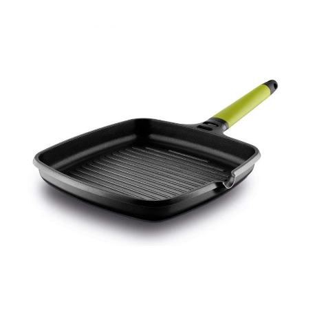 GRILL ALUMINIO FUNDIDO 22X22 CM KIWI
