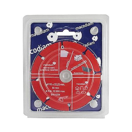 DISCO ACERO 115 MACK CORTE  MULTIMATERIAL