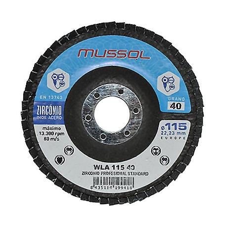DISCO LAMINAS WLA 115 G40 INOXIDABLE