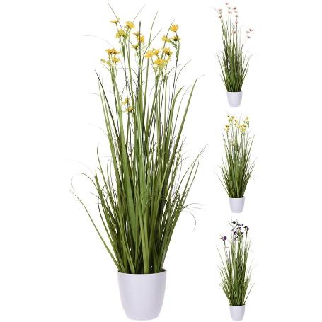 PLANTA ARTIFICIAL 95 CM FLORES SURTIDA