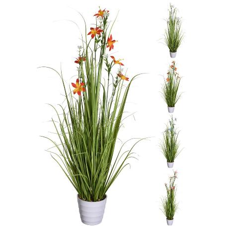 PLANTA ARTIFICIAL 100 CM FLORES SURTIDA