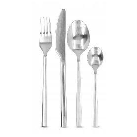 CUBERTERIA MANGO PLASTICO 16 PIEZAS