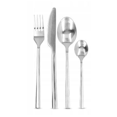 CUBERTERIA MANGO PLASTICO 16 PIEZAS