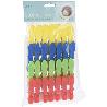 PINZAS ROPA PLASTICO COLORES 28 PIEZAS