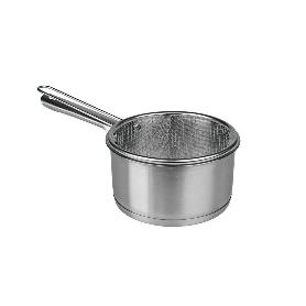 CAZO INOXIDABLE + CESTILLO FREIDOR 16 CM