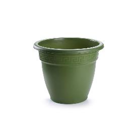 MACETA REDONDA 35X35X28,5 CM VERDE