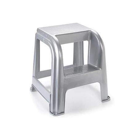 TABURETE SCALA 44X42X45 CM PLATA