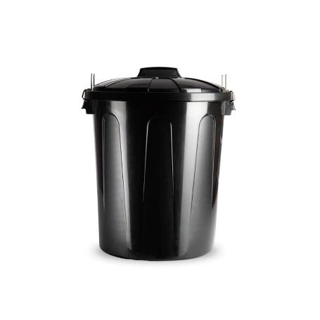 CUBO BASURA 51L + TAPA NEGRO