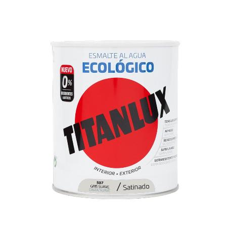 ESMALTE ECO SATINADO GRIS SUAVE 750ML