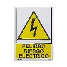 CARTEL 29,7X21 CM PVC PELIGRO RIESGO ELEC 7000