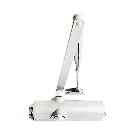 CIERRAPUERTAS TAS1859T CON RETENEDOR BLANCO