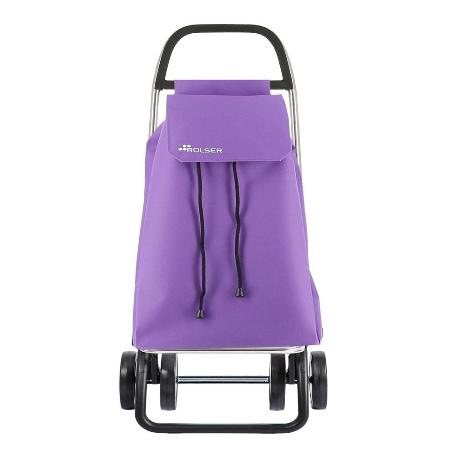 CARRO COMPRA SAQUET LN 4 RUEDAS MALVA