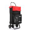 CARRO COMPRA TERMO FRESH MF 4R NEGRO/ROJO