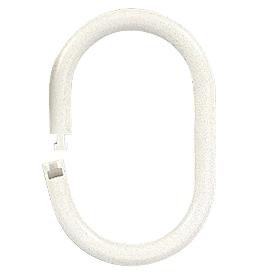 ANILLA BAÑO OVAL 18 MM. (BOLSA 100 UNIDADES) BLANCA