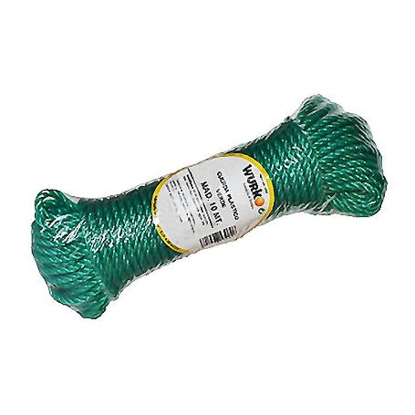 CUERDA PLASTICO 4 MM VERDE 10MT