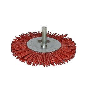 DISCO ABRASLON 100MM. ROJO CON EJE