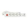 BASE MULTIPLE 4T CON USB+A+C 3680W BLANCO