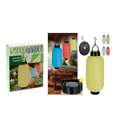 LAMPARA SOLAR PAPEL 14X28 CM