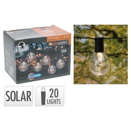 GUIRNALDA 20 LUCES SOLARES 5 M