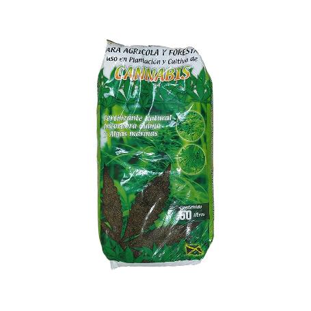 TURBA SUSTRATO CANNABIS 50 LITROS