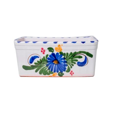 JARDINERA CERAMICA FLOR 50X13 CM