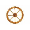 RUEDA MADERA DECORACION 35 CM