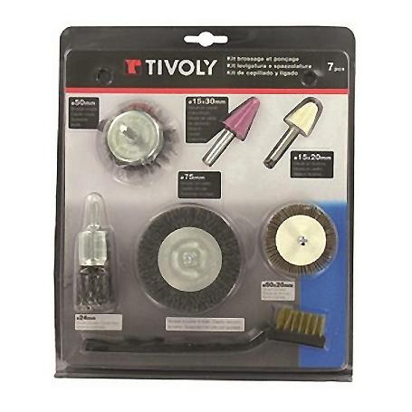 KIT PULIDO Y CEPILLADO 7 PIEZAS