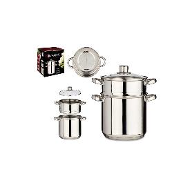 OLLA AL VAPOR INOXIDABLE 6 LITROS