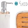 ACCESORIOS BAÑO PLASTICO BAMBU 3 PIEZAS 11825