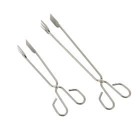 TENACILLA PINZA INOXIDABLE 18/8 PALA LARGA 35 CM