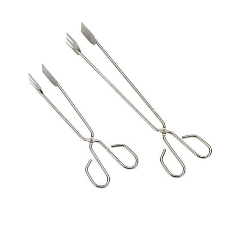 TENACILLA PINZA INOXIDABLE 18/8 PALA LARGA 35 CM