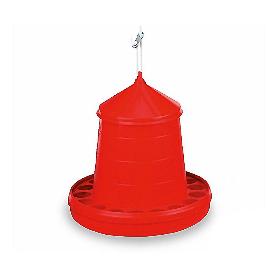 TOLVA PLASTICO AVES 4KG ROJA 29X31