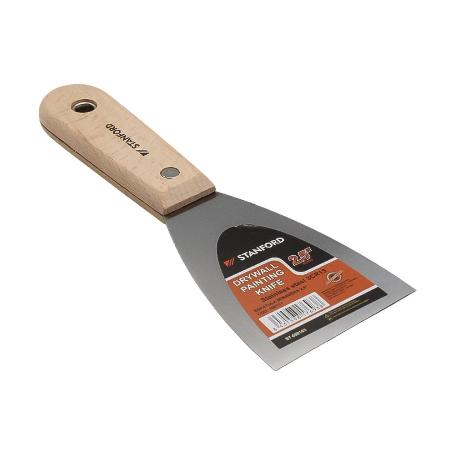 ESPATULA ACERO CROMADA 60 MM M/ MADERA