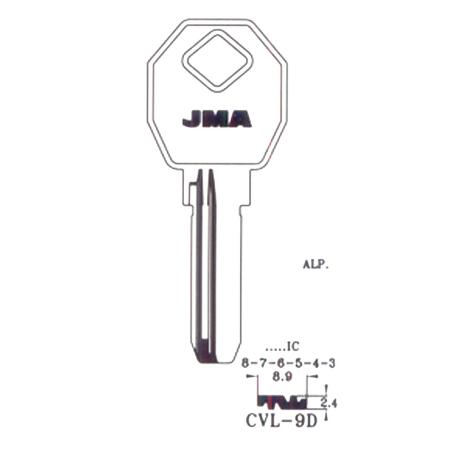 LLAVIN CVL-9D SEGURIDAD LATON
