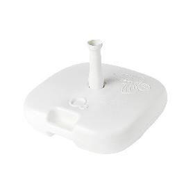 BASE PARASOL RELLENABLE 44X44 CM 16 L BLANCA