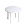 MESA RESINA REDONDA 90 CM BLANCA 4024