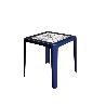 MESA APILABLE 70X70 CM AZUL MARMOL 4025
