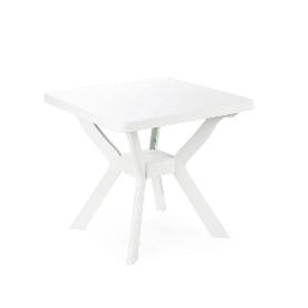MESA RESINA NILO BLANCA 79X79 CM
