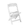SILLA PLEGABLE RESINA ASSO BLANCA