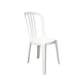 SILLA RESINA BISTRO BLANCA 8070