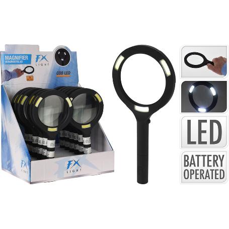 LUPA AUMENTO LUZ LED 24 CM