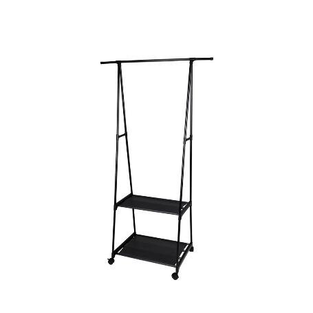 PERCHERO RUEDAS 2 BALDAS 55/85X45X157 CM