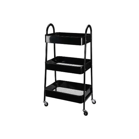 VERDULERO METAL NEGRO 44X31,5X79,5 CM