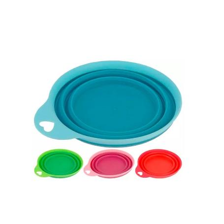 COMEDERO SILICONA PLEGABLE 15 CM SURTIDO