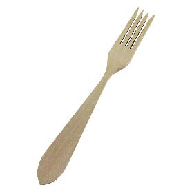 TENEDOR MADERA 30 CM