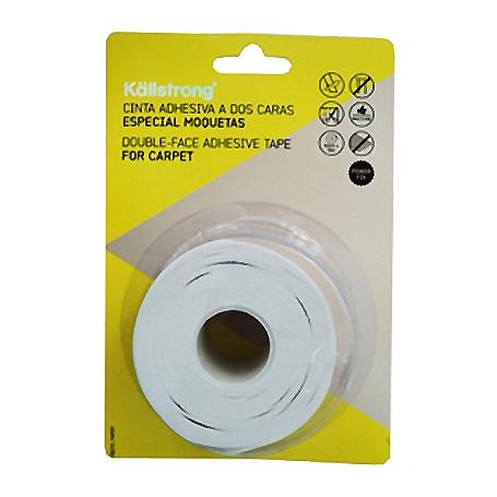 CINTA ADHESIVA 2 CARAS MOQUETA 4,5CM 10MT