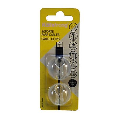 SOPORTE P/CABLE TRANSPARENTE